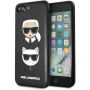 Karl Lagerfeld Karl and Choupette калъф за iPhone 7 Plus / 8 Plus - черна
