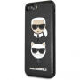 Karl Lagerfeld Karl and Choupette калъф за iPhone 7 Plus / 8 Plus - черна