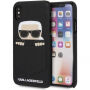 Karl Lagerfeld Sneaky Karl калъф за iPhone X - черна