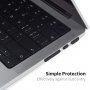 ENKAY 7в1 силиконови тапи за портове против прах за MacBook Air 13" / Air 15" / Pro 14" / Pro 16" - черно