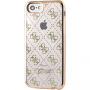 Guess мек калъф за iPhone SE (2016) / 5S - златно