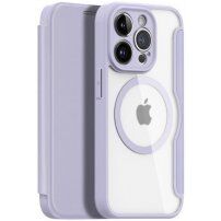 DUX DUCIS Skin X флип калъф с MagSafe за iPhone 13 Pro - лилаво