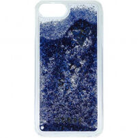 Guess Liquid Glitter кейс за iPhone 7 / 8 - сребърна / синя