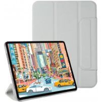 Магнитен калъф с магнитно закопчаване за iPad 10,9" (2022) / 11" (2025) - сиво