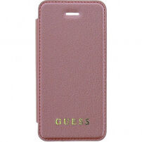 Guess Iridescent Book калъф за iPhone 5 / 5S / SE (2016) - розова
