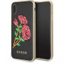 Guess Flower Desire кейс за iPhone X - черна