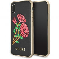 Guess Flower Desire кейс за iPhone X - черна