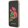 Guess Flower Desire кейс за iPhone X - черна