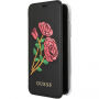 Guess Flower Desire Book калъф за iPhone X - черна