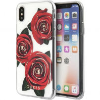 Guess Flower Desire калъф за iPhone X - прозрачно
