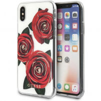 Guess Original Flower кейс за iPhone X - златна