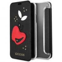 Guess Original book калъф за iPhone X - черна