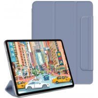 Магнитен калъф с магнитно закопчаване за iPad 10,9" (2022) / 11" (2025) - синьо-сив