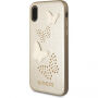 Guess Studs and Sparkle кейс за iPhone X - бежова