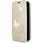 Guess Studs and Sparkle Book калъф за iPhone X - бежова