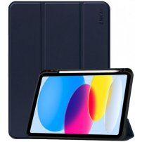 ENKAY калъф с място за Apple Pencil за iPad 10,9" (2022) / 11" (2025) - тъмно син