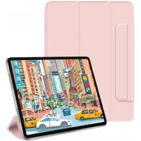 Магнитен калъф с магнитно закопчаване за iPad 10,9" (2022) / 11" (2025) - розово
