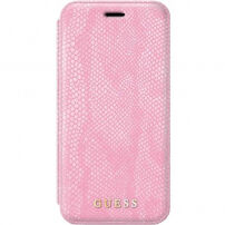Guess Python Book калъф за iPhone X - розова