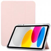 Смарт калъф със стойка и място за Apple Pencil за iPad 10,9" (2022) / 11" (2025) - розово