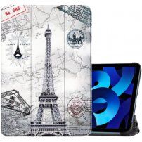 Калъф с функция за сън / събуждане за iPad 10,9" (2022) / 11" (2025) - Айфеловата кула