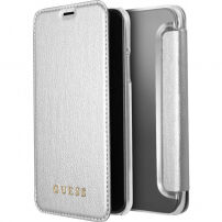 Guess калъф за iPhone X - сребърна