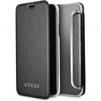 Guess Iridescent Book калъф за iPhone X - черна