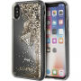 Guess Liquid Glitter калъф за iPhone X - златна