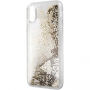 Guess Liquid Glitter калъф за iPhone X - златна