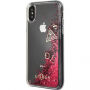 Guess Liquid Glitter калъф за iPhone X - червена