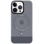 Прозиращ кейс с MagSafe за iPhone 13 Pro Max - сив