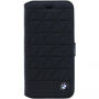 BMW Hexagon Book кожен калъф за iPhone 7 / 8 - черна