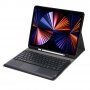 Калъф с клавиатура, тъчпад и място за Apple Pencil за iPad Pro 12,9" (2018-2022) - тъмно син