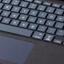Магнитен калъф с вградена клавиатура с подсветка и тъчпад за iPad Pro 12,9" (2018-2022) - черно