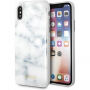 Guess Marble калъф за iPhone X - бяла