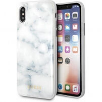 Guess Marble калъф за iPhone X - бяла