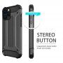 Super устойчив "Armor" кейс за iPhone 15 Plus - тъмносив