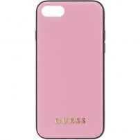 Guess Saffiano кейс за iPhone 7 / 8 - розова