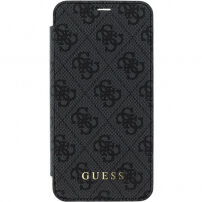 Guess Charms Book 4G калъф за iPhone X - сива