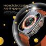 DUX DUCIS закалено стъкло с метална рамка за Apple Watch Ultra 49mm - черно