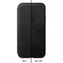 Nomad Folio Leather case калъф за Apple iPhone XS / X - черна