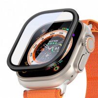 DUX DUCIS закалено стъкло с метална рамка за Apple Watch Ultra 49mm - черно
