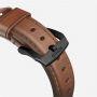 Nomad Horween Traditional кожена каишка за Apple Watch Ultra 49mm / 46mm / 45mm / 44mm / 42mm - черна закопчалка