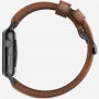 Nomad Horween Traditional кожена каишка за Apple Watch Ultra 49mm / 46mm / 45mm / 44mm / 42mm - черна закопчалка