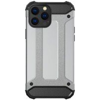 Super устойчив "Armor" кейс за iPhone 15 Pro Max - сребърен