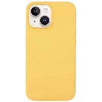 Силиконов кейс за iPhone 15 - жълт