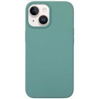 Силиконов кейс за iPhone 15 Plus - тюркоазен