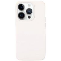 Силиконов кейс за iPhone 15 Pro - бял