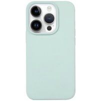 Силиконов кейс за iPhone 15 Pro - цвят мента
