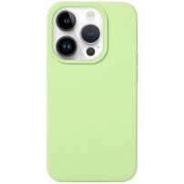 Силиконов кейс за iPhone 15 Pro - зелен