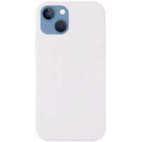 Силиконов кейс с MagSafe за iPhone 15 - бял